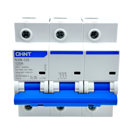 Mini Disjuntor Tripolar Chint 125A NXB-125 3P C125 10KA