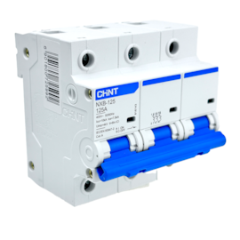 Mini Disjuntor Tripolar Chint 125A NXB-125 3P C125 10KA