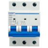 Mini Disjuntor Tripolar Chint 20A NB1-63 3P C20 6kA DB