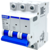 Mini Disjuntor Tripolar Chint 2A NXB-63 3P C2 6KA