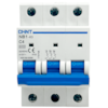 Mini Disjuntor Tripolar Chint 4A NB1-63 3P C4 6kA DB