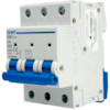 Mini Disjuntor Tripolar Chint 4A NB1-63 3P C4 6kA DB