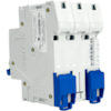Mini Disjuntor Tripolar Chint 4A NB1-63 3P C4 6kA DB