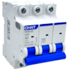 Mini Disjuntor Tripolar Chint 63A NXB-63 3P C63 6KA