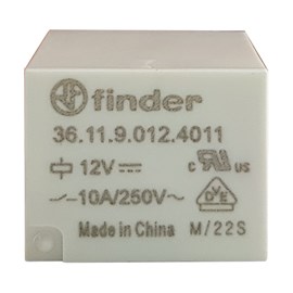 Mini Relé 10A 12Vcc Finder 36.11.9.012.4011