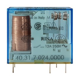Mini Relé 10A 24V Finder 40.31.7.024.0000