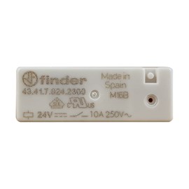 Mini Relé 10A 24V Finder 43.41.7.024.2300