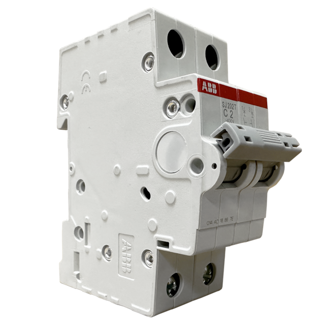 Minidisjuntor ABB Bipolar SJ202T-C2 2TAZ144200R0504 Minidisjuntor ABB Bipolar SJ202T-C2 2TAZ144200R0504