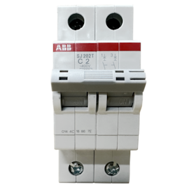 Minidisjuntor ABB Bipolar SJ202T-C2 2TAZ144200R0504 Minidisjuntor ABB Bipolar SJ202T-C2 2TAZ144200R0504