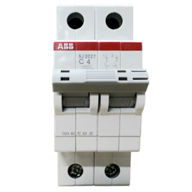 Minidisjuntor ABB Bipolar SJ202T-C4 2TAZ144200R0044 Minidisjuntor ABB Bipolar SJ202T-C4 2TAZ144200R0044
