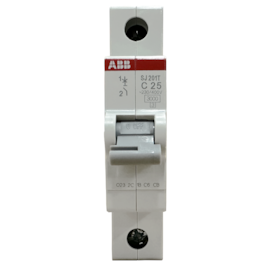 Minidisjuntor ABB Monopolar SJ201T-C25 2TAZ144100R0254