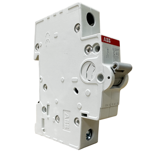 Minidisjuntor ABB Monopolar SJ201T-C40 2TAZ144100R0404 Minidisjuntor ABB Monopolar SJ201T-C40 2TAZ144100R0404
