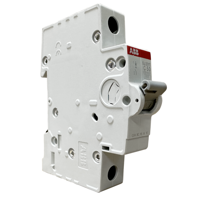 Minidisjuntor ABB Monopolar SJ201T-C50 2TAZ144100R0504 Minidisjuntor ABB Monopolar SJ201T-C50 2TAZ144100R0504