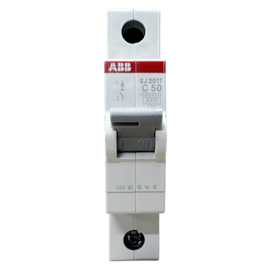 Minidisjuntor ABB Monopolar SJ201T-C50 2TAZ144100R0504