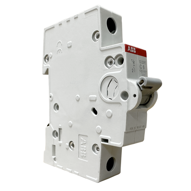 Minidisjuntor ABB Monopolar SJ201T-C6 2TAZ144100R0064 Minidisjuntor ABB Monopolar SJ201T-C6 2TAZ144100R0064