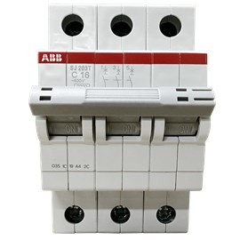 Minidisjuntor ABB Tripolar SJ203T-C16 2TAZ144300R0164