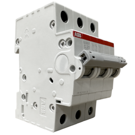 Minidisjuntor ABB Tripolar SJ203T-C20 2TAZ144300R0204 Minidisjuntor ABB Tripolar SJ203T-C20 2TAZ144300R0204