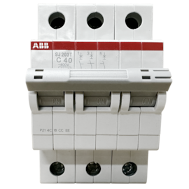 Minidisjuntor ABB Tripolar SJ203T-C40 2TAZ144300R0404 Minidisjuntor ABB Tripolar SJ203T-C40 2TAZ144300R0404