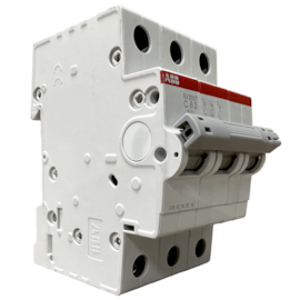 Minidisjuntor ABB Tripolar SJ203T-C63 2TAZ144300R0634 Minidisjuntor ABB Tripolar SJ203T-C63 2TAZ144300R0634