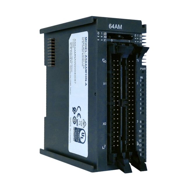 Módulo de Entrada Digital | 64 entradas 24VDC 5mA 0.72W MIL | AS64AM10N-A | Delta Módulo de Entrada Digital | 64 entradas 24VDC 5mA 0.72W MIL | AS64AM10N-A | Delta