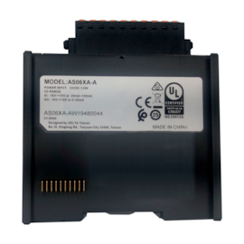 Módulo de Entrada e Saída Analógico | 4/2 Canais 1.2W/2.5W | AS06XA-A | Delta Módulo de Entrada e Saída Analógico | 4/2 Canais 1.2W/2.5W | AS06XA-A | Delta