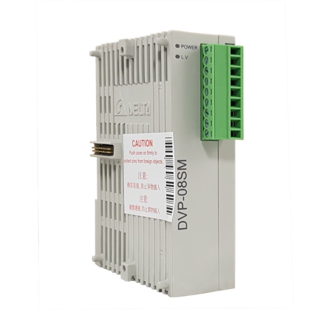 Módulo de Expansão DELTA 8ED 24V DVP08SM11N Módulo de Expansão DELTA 8ED 24V DVP08SM11N