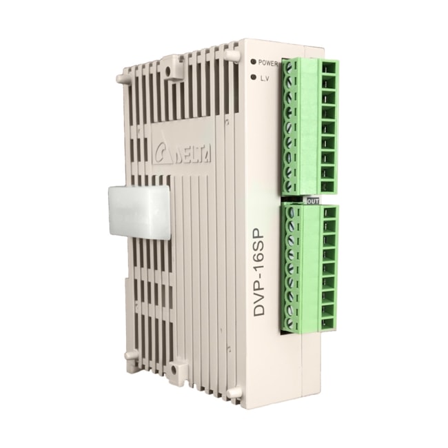 Módulo de Expansão Delta DVP16SP11T Transistor (NPN) 24Vdc Módulo de Expansão Delta DVP16SP11T Transistor (NPN) 24Vdc