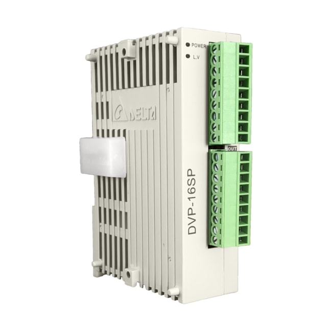 Módulo de Expansão Delta DVP16SP11TS com 8ED e 8SD 24Vdc Módulo de Expansão Delta DVP16SP11TS com 8ED e 8SD 24Vdc