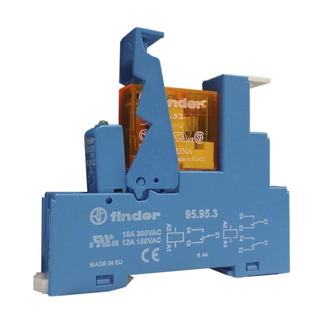 Módulo de Interface | 2 Reversível 230VAC 8A | 49.52.8.230.0060 SPA | Finder Módulo de Interface | 2 Reversível 230VAC 8A | 49.52.8.230.0060 SPA | Finder