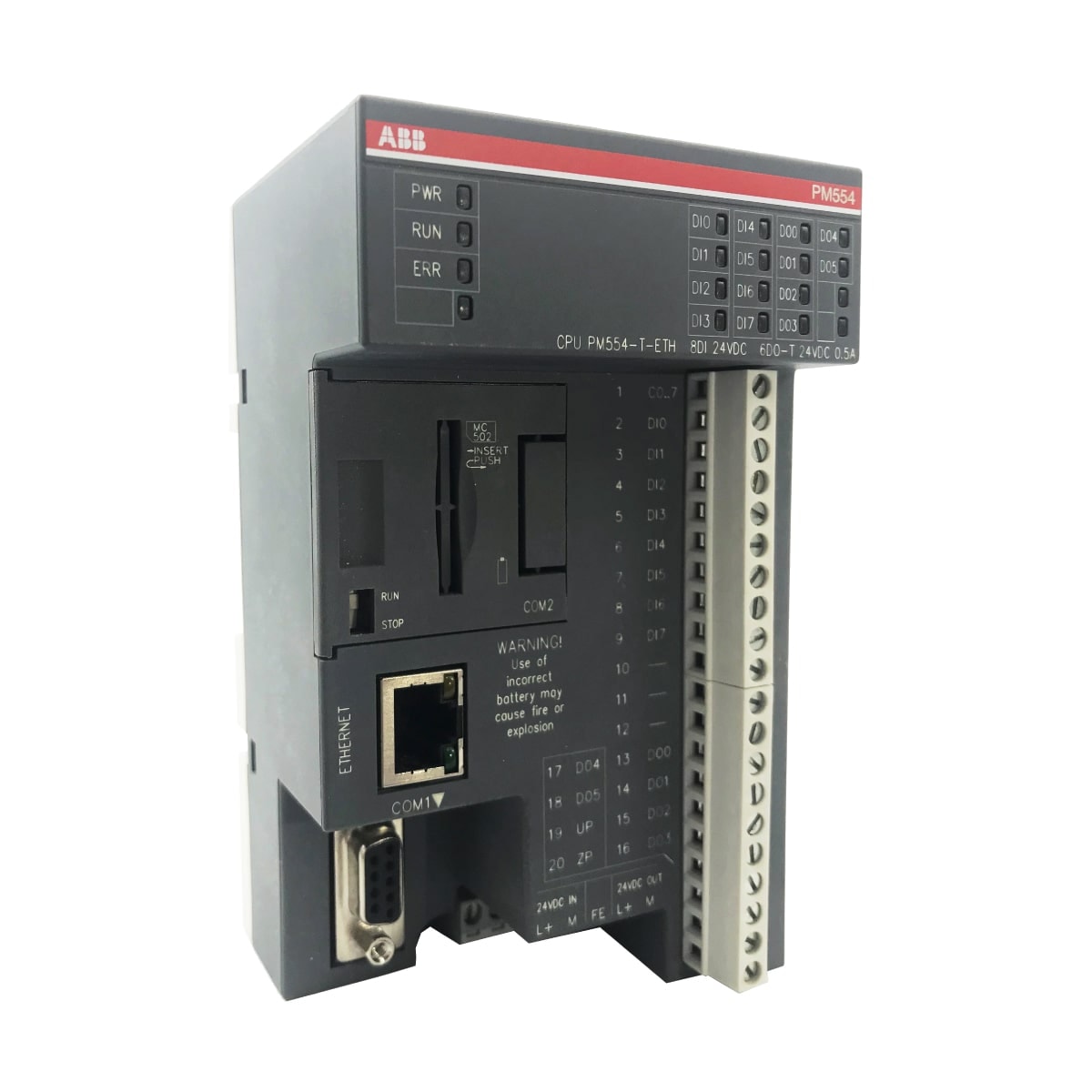 Módulo de Interface e Comunicação ABB CLP PM554-T-ETH A5