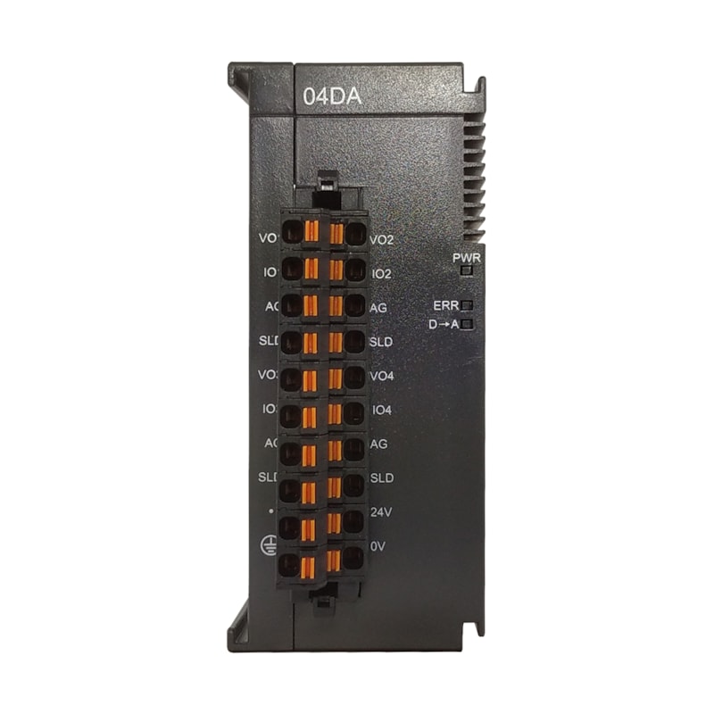 Módulo de Saída Analógico | 4 Canais 1.2W/3W 250us/canal | AS04DA-A | Delta