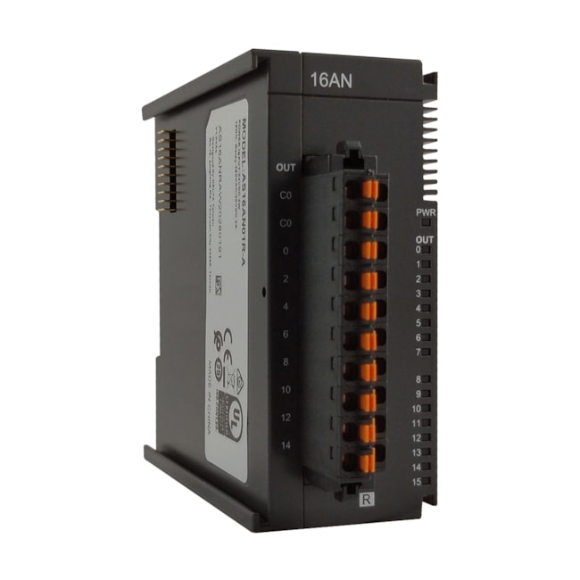 Módulo de Saída Digital | 16E/S 240VAC/24VDC 3.4W Relay | AS16AN01R-A | Delta Módulo de Saída Digital | 16E/S 240VAC/24VDC 3.4W Relay | AS16AN01R-A | Delta