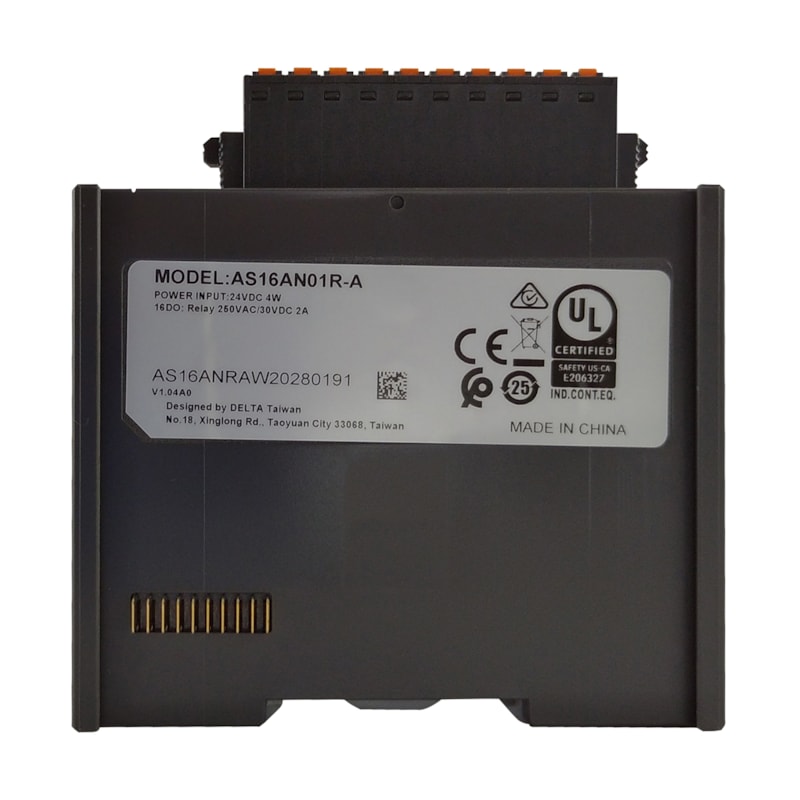 Delta 16an Module Módulo de Saída Digital | 16E/S 240VAC/24VDC 3.4W Relay | AS16AN01R-A ...