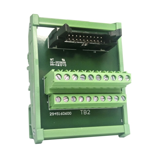 Módulo de Terminais Externos | 16E/S Conector MIL | UB-10-ID16A | Delta Módulo de Terminais Externos | 16E/S Conector MIL | UB-10-ID16A | Delta