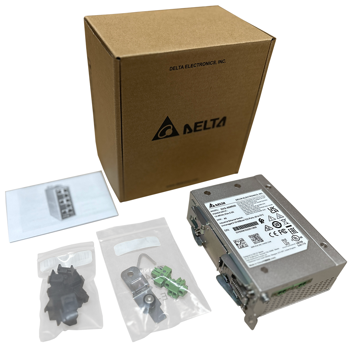 witch Não Gerenciável Delta DVS-008R00 Ethernet 8 Portas 10/100BASE-T ...