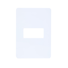 Placa 4x2 1 Módulo Horizontal ABB N1371.1 BL Branca Linha Unno