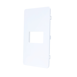 Placa 4x2 1 Módulo Horizontal ABB N1371.1 BL Branca Linha Unno