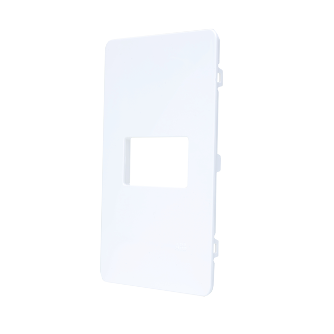 Placa 4x2 1 Módulo Horizontal ABB N1371.1 BL Branca Linha Unno