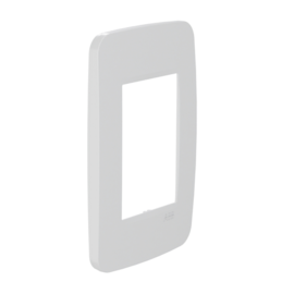 Placa 4x2 ABB N0373.1 BL 3 Módulos Horizontal Branca