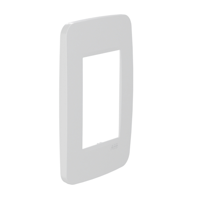 Placa 4x2 ABB N0373.1 BL 3 Módulos Horizontal Branca