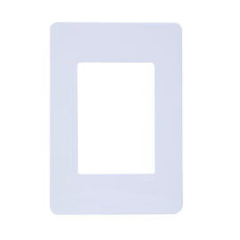 Placa 4x2 ABB N1373.1 BL 3 Módulos Horizontal Branca Linha Unno