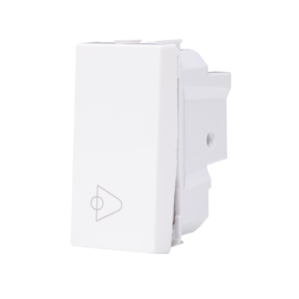 Pulsador Campainha ABB N1104 BL 10A 250V Branco Linha Unno