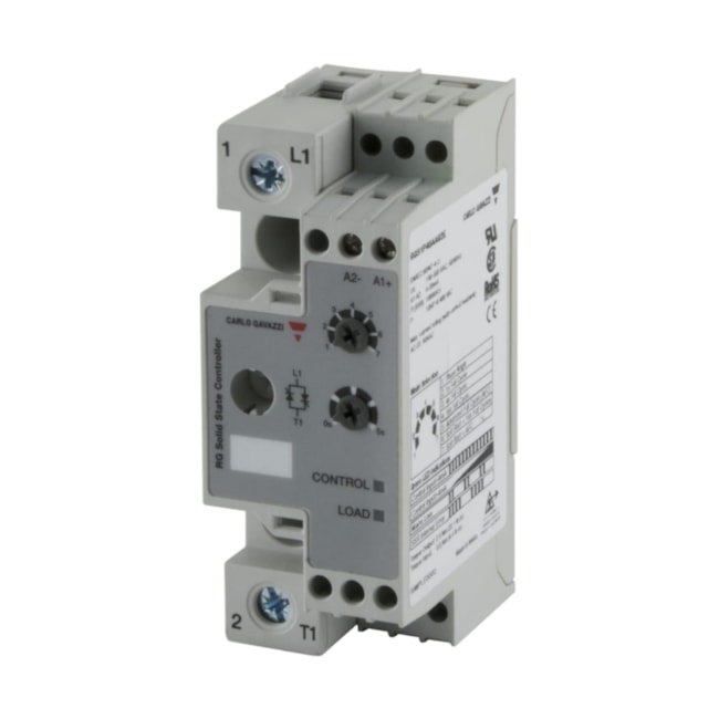Relé de Estado Sólido Carlo Gavazzi RGS1P23AA92E 90AAC Relé de Estado Sólido Carlo Gavazzi RGS1P23AA92E 90AAC