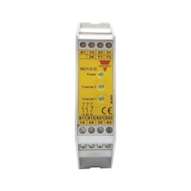 Relé de Segurança Carlo Gavazzi 24VAC/DC ND12DCG Relé de Segurança Carlo Gavazzi 24VAC/DC ND12DCG