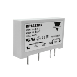 Relé Estado Sólido Carlo Gavazzi Monofásico 230VAC RP1A23D3 Relé Estado Sólido Carlo Gavazzi Monofásico 230VAC RP1A23D3