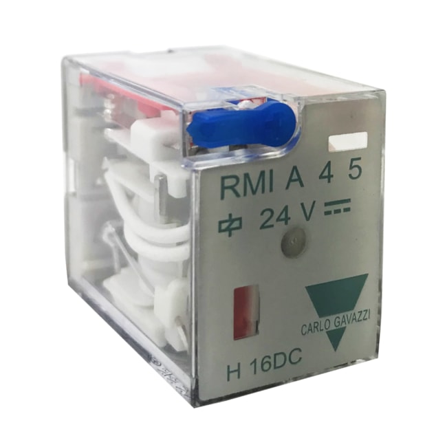 Relé Industrial Carlo Gavazzi 24VDC 4PDT 5A RMIA4524VDC Relé Industrial Carlo Gavazzi 24VDC 4PDT 5A RMIA4524VDC