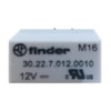 Relé Subminiatura | 2 Reversíveis 2A 12V | 30.22.7.012.0010 | Finder Relé Subminiatura | 2 Reversíveis 2A 12V | 30.22.7.012.0010 | Finder
