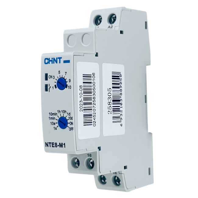 Relé Temporizador Chint NTE8-M1 1segundo-1dia AC220V Relé Temporizador Chint NTE8-M1 1segundo-1dia AC220V