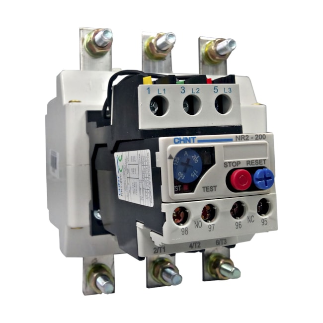 Relé Térmico de Sobrecarga Chint 125...200A NR2-200 Relé Térmico de Sobrecarga Chint 125...200A NR2-200