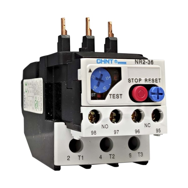 Relé Térmico de Sobrecarga Chint 23...32A NR2-36 Relé Térmico de Sobrecarga Chint 23...32A NR2-36